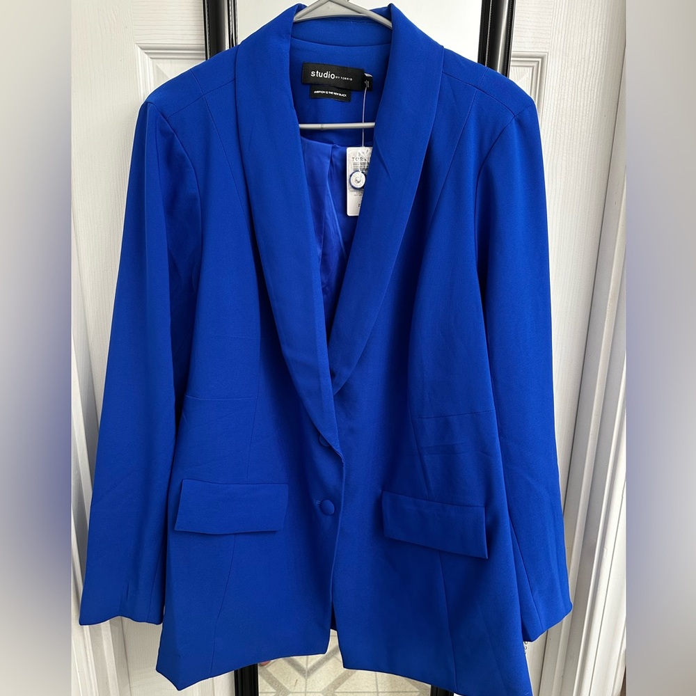 Studio by Torrid Electric Blue Blazer